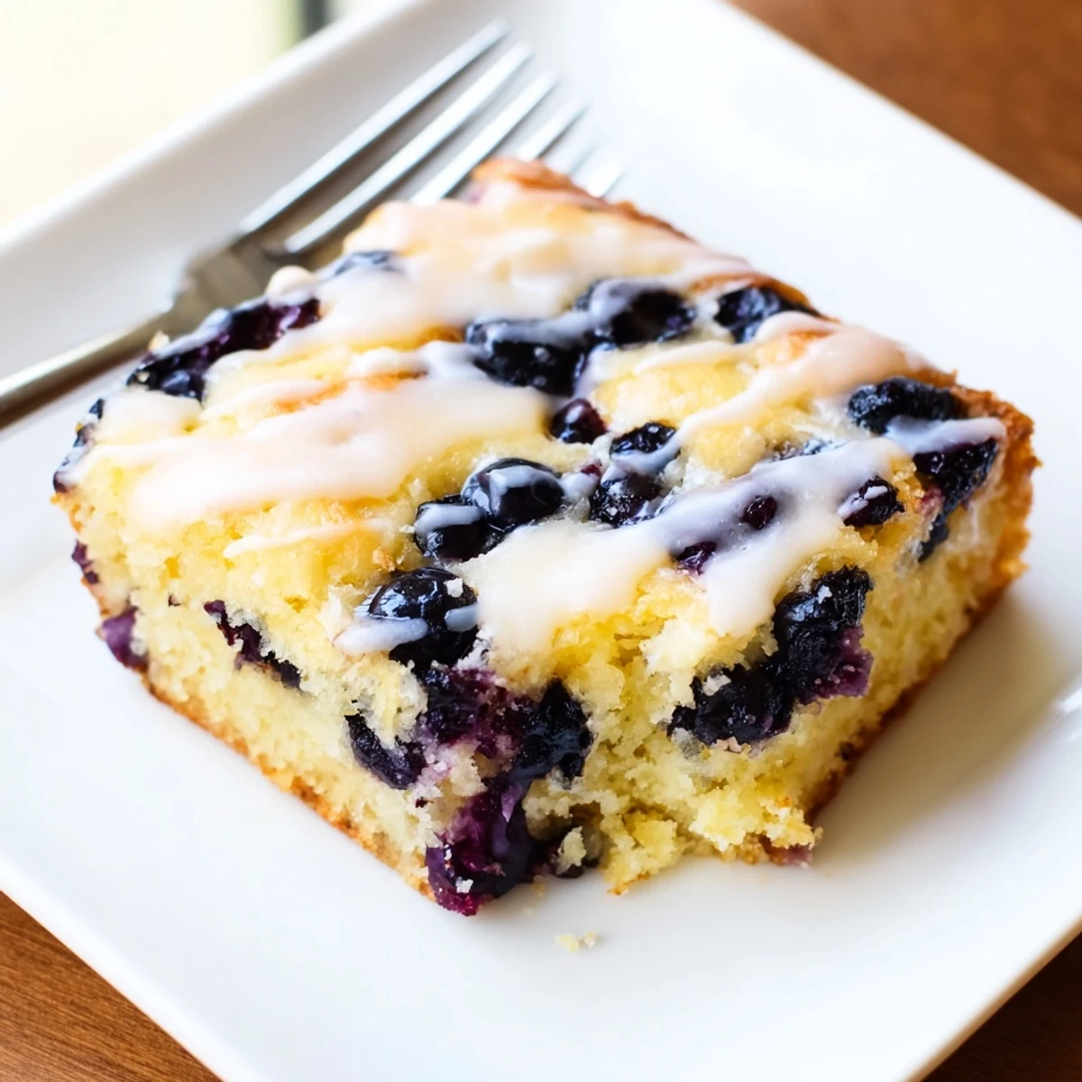 Moist and vibrant Blueberry Pancake Soda Sheet Cake perfect for brunch gatherings.