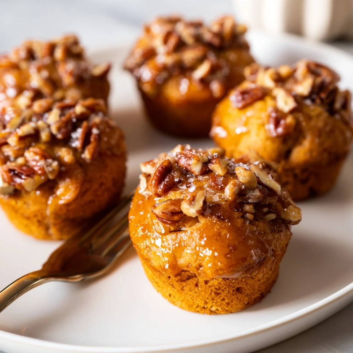 Maple Pecan Sweet Potato Muffin