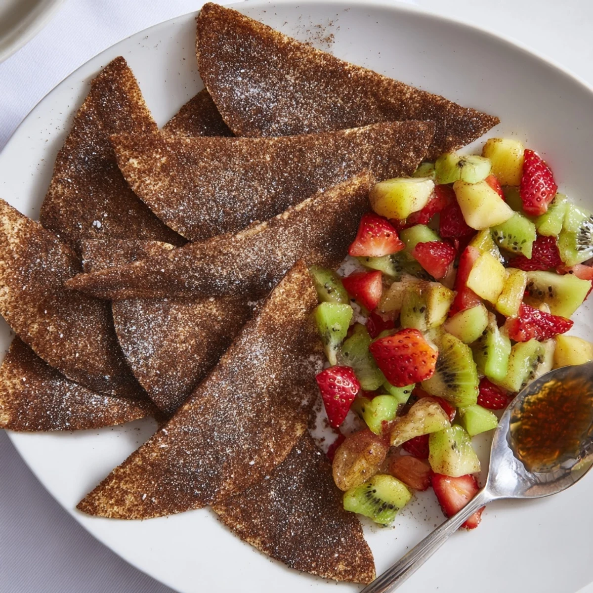 Dessert Chips Fruit Salsa