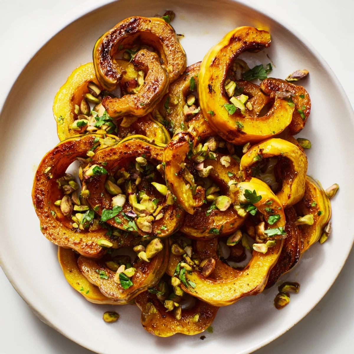 Baked Delicata Squash Rings