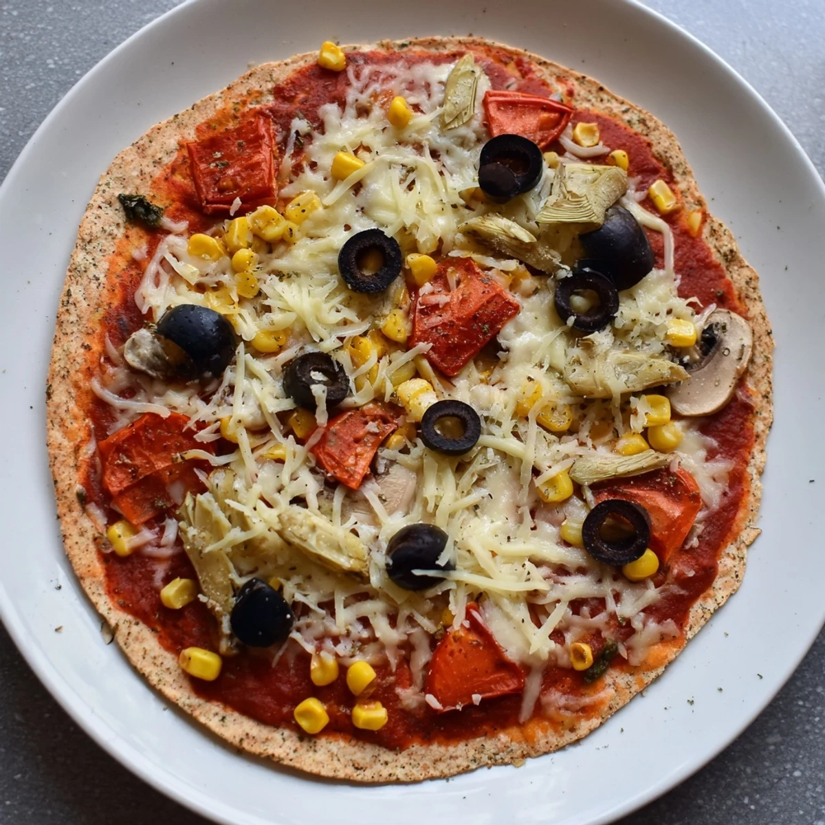 Tortilla Pizza Pantry Toppings