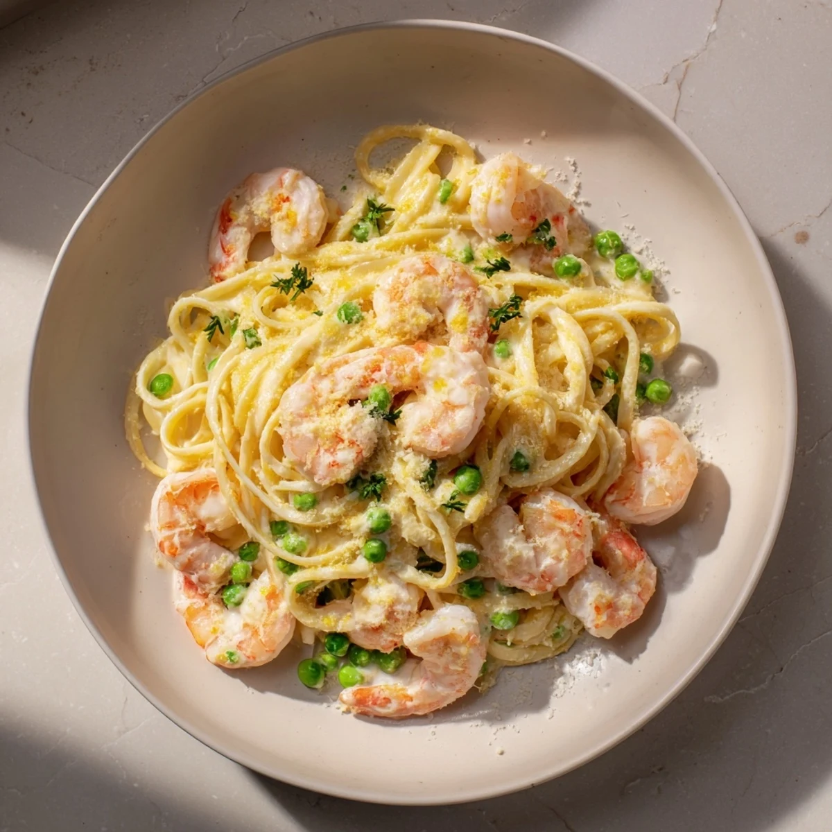 Cheesy and comforting, this Instant Pot shrimp Alfredo pasta features tender shrimp nestled in perfect fettuccine.
