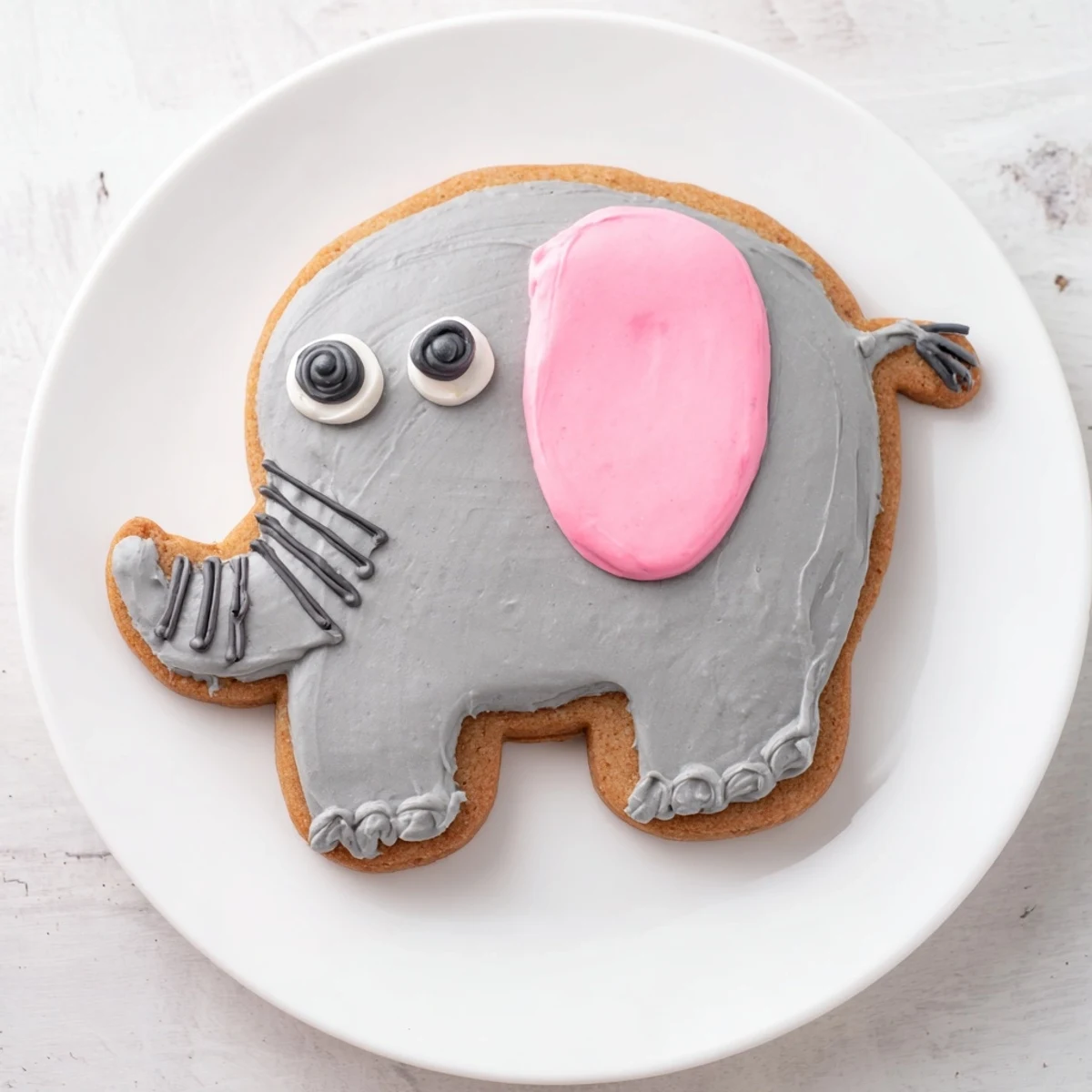 Fun Jumbo Elephant Sugar Cookies