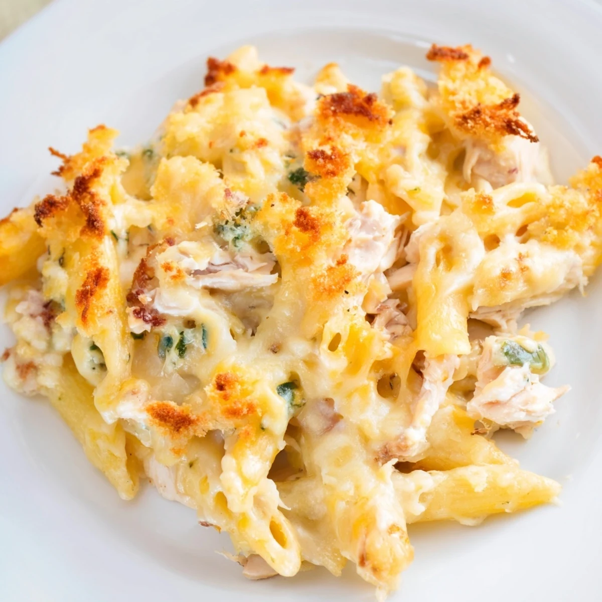 Rich and creamy Jalapeño Popper Chicken Pasta, filled with cheesy goodness and tender chicken pieces.