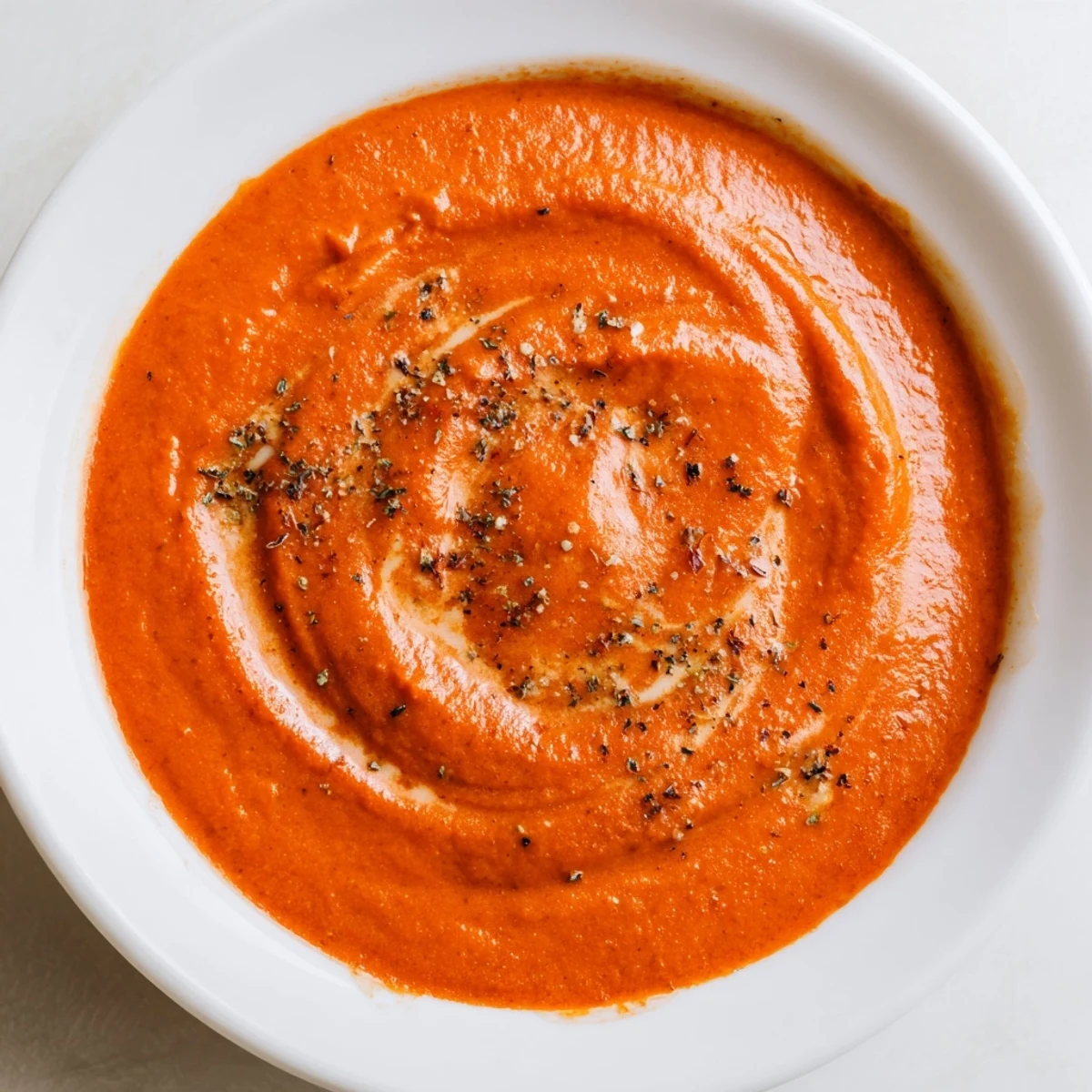 Velvety Instant Creamy Marinara Hack simmering in a saucepan, ready to be poured over pasta—Italian comfort food.