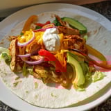 Sheet-Pan Fajita Chicken Wraps