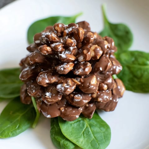 A close-up of a delightful Coco Pop Chocolate Pinecone Dessert Salad, perfect for kids.