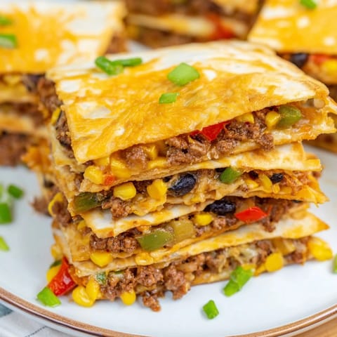 Sheet Pan Quesadillas Beef