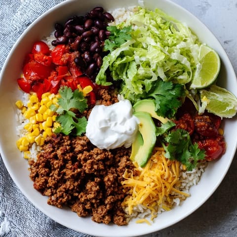 Loaded Beef Burrito Bowl