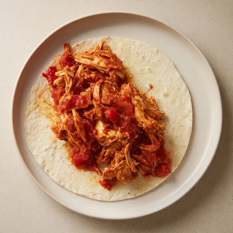 Tender Shredded Chicken Tacos