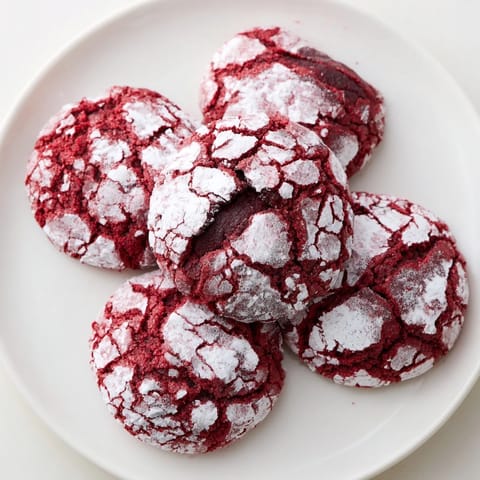 Red Velvet Chocolate Crinkle