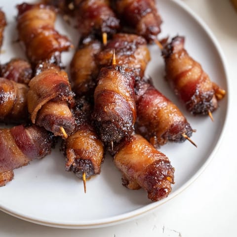 3-Ingredient Bacon Wrapped Smokies