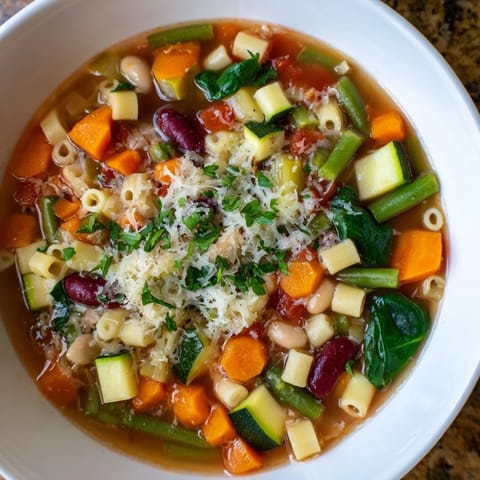 Veggie-Packed Minestrone Pasta
