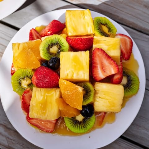 Tropical Pineapple Fruit Boat