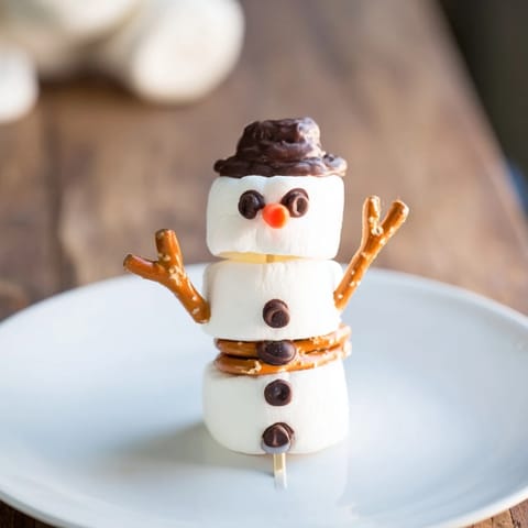 Marshmallow Snowman Stick Treat