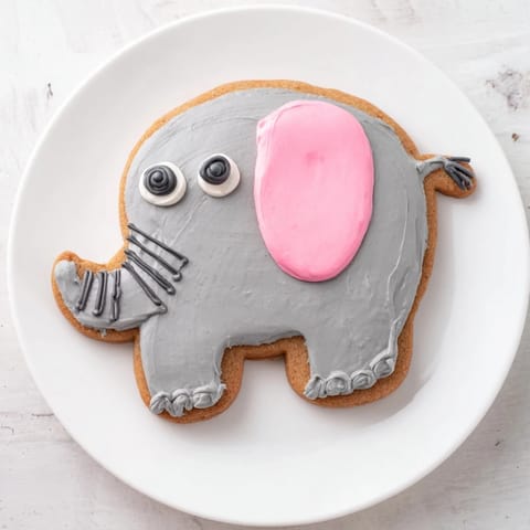 Fun Jumbo Elephant Sugar Cookies
