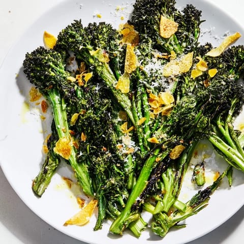 This delicious Charred Broccolini Salad is tossed with lemon zest and perfect for a light lunch.