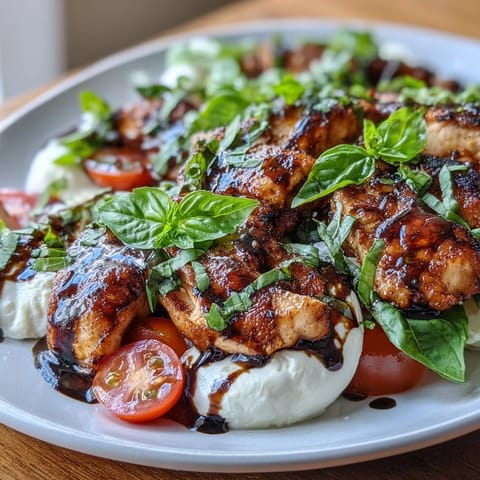 Grilled Chicken Caprese Salad