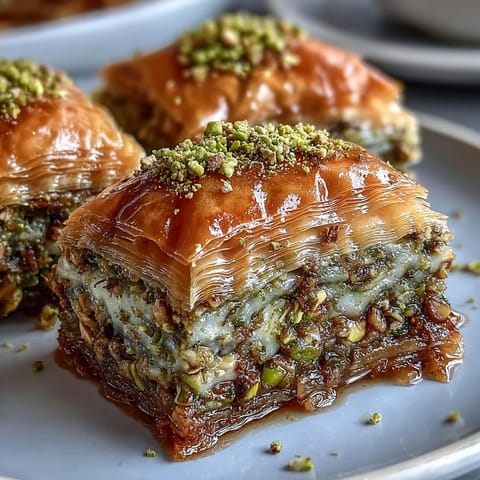 Pistachio Honey Baklava Delight