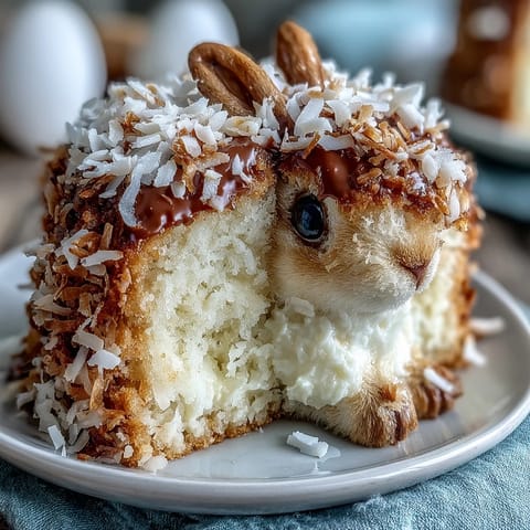 Easter Bunny Cake Coconut Fur