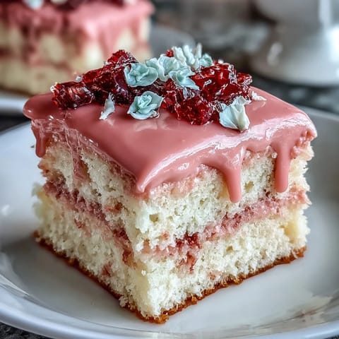A beautifully decorated Mothers Day cake with smooth pink ombre buttercream and fresh floral accents, ideal for spring gatherings.