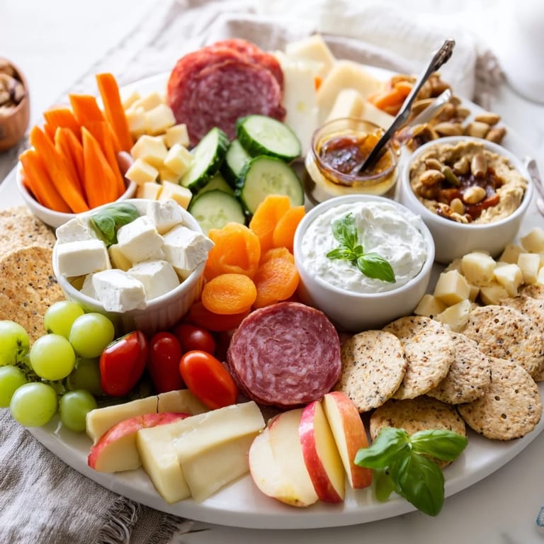 Light and playful girl dinner platter ideal for a cozy gathering with friends.
