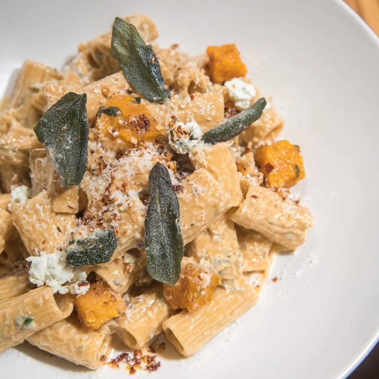 Rustic close-up of the viral sweet potato goat cheese sage, ready to serve and enjoy.