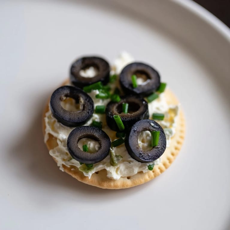 Freshly assembled Gold Medal Olympic Ring Appetizers, arranged in interlocking circles with bright, fresh ingredients.