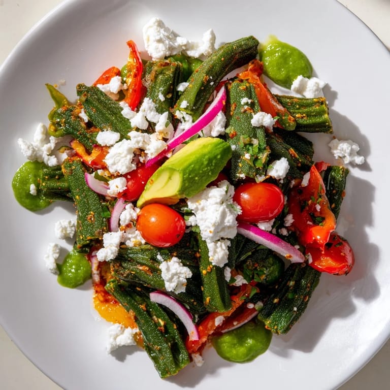 Close up shows a delicious Desert Cactus Taco Platter, a vegetarian feast with tortillas and queso fresco.