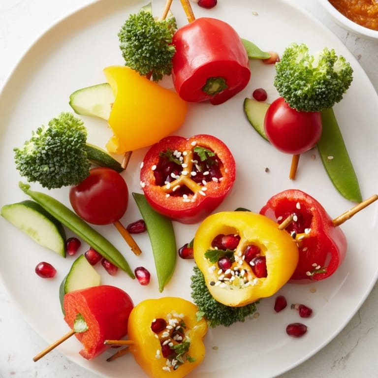 Beautiful Themed Crudités: Veggie Christmas Ornament Dippers, offering a lively and fresh holiday healthy snacking selection.