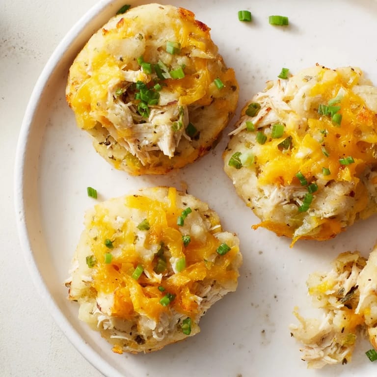 Imagine the aroma: these fresh Potato and Chicken Cakes served warm, maybe with a side salad and sour cream.