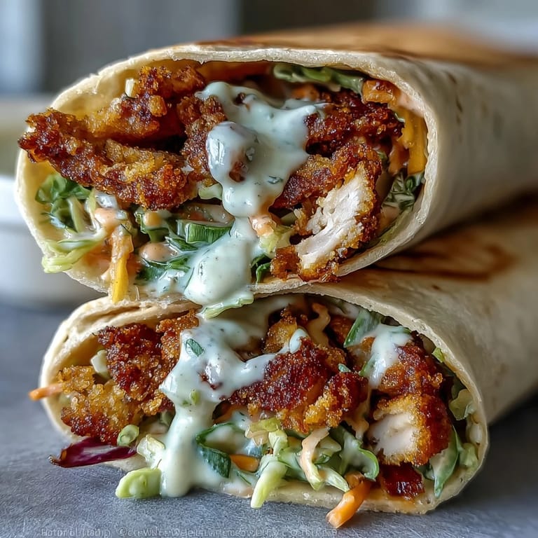 Crispy KFC Turkey Snack Wraps hold warm fried turkey, crunchy purple cabbage, and fresh cilantro garnish for a quick handheld lunch.
