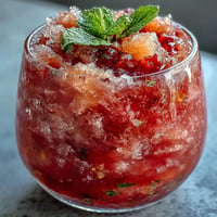 Frozen Watermelon Lemonade Slushie: a bright, icy blend with fresh berries.